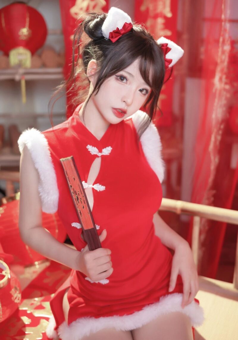 二次元女神清水由乃 2023新年旗袍合集打包