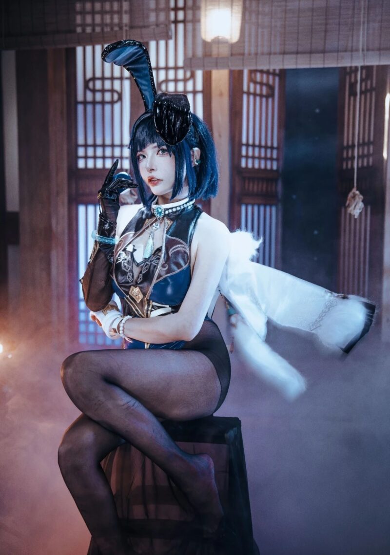 秋和柯基夜兰兔女郎92张cosplay图片大作赏析